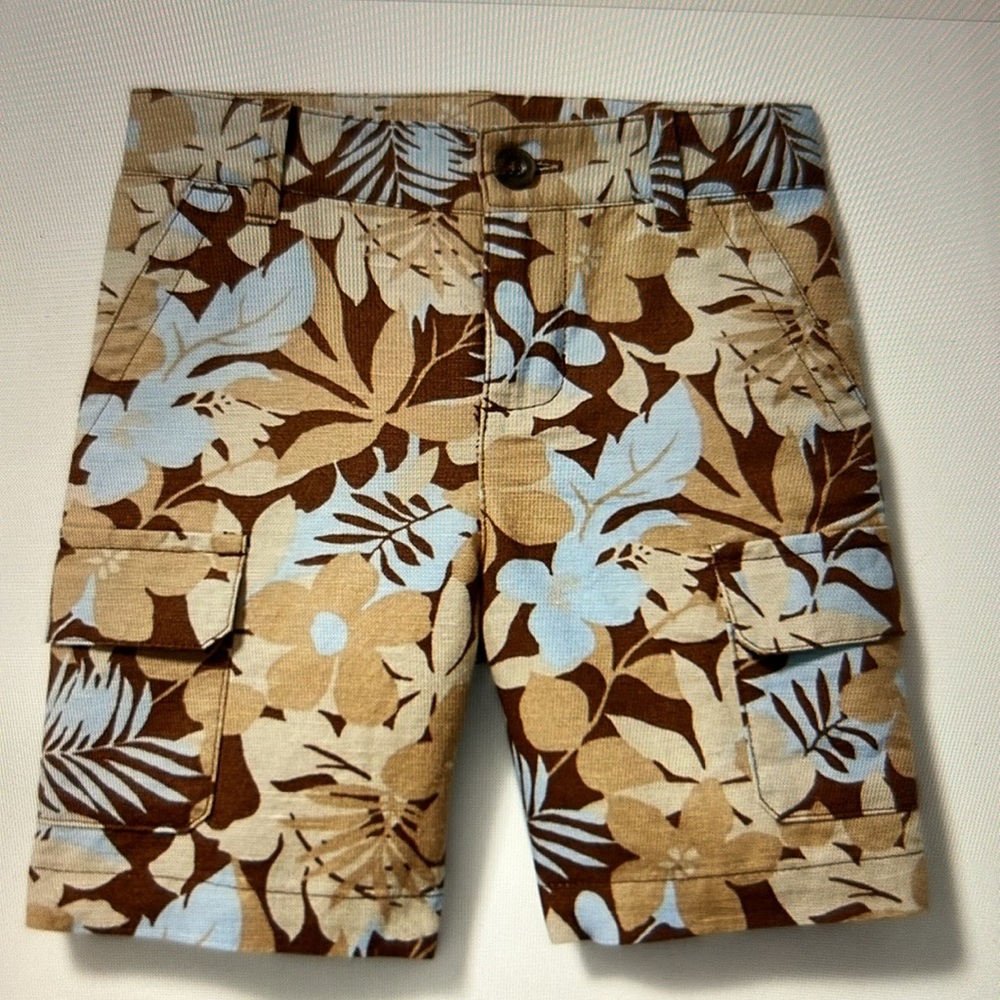 Janie & Jack Linen Cargo Short, 6